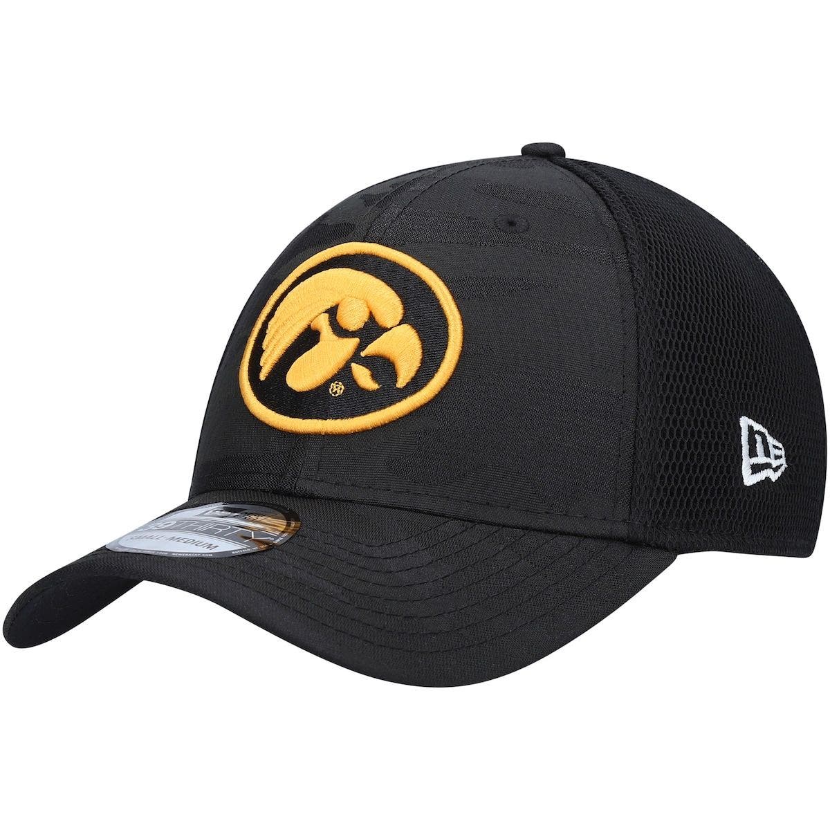 New Era Black Iowa Hawkeyes Camo Tone 