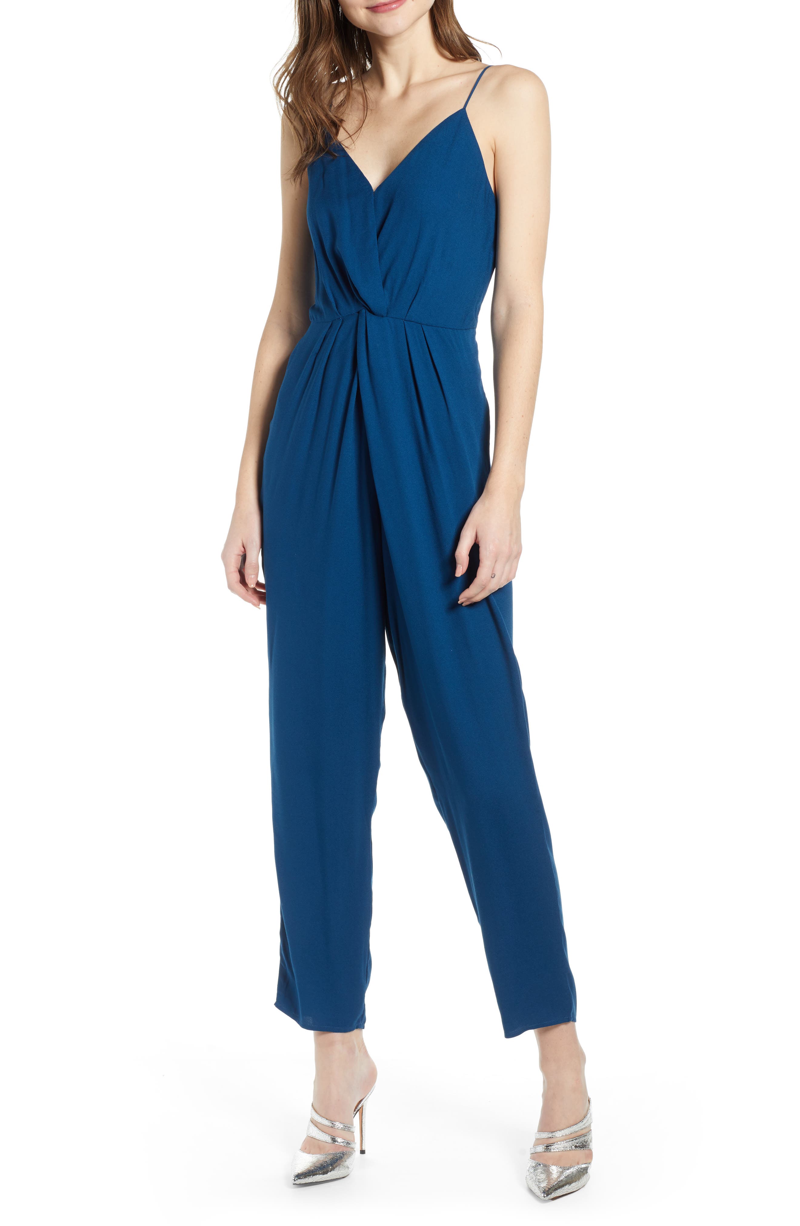 Leith Sleeveless Twist Front Jumpsuit