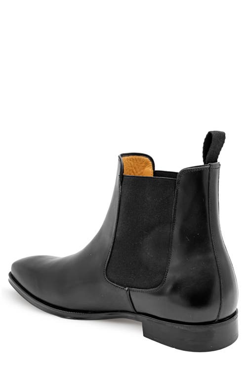 Mezlan Cervantes Plain Toe Chelsea Boot In Black