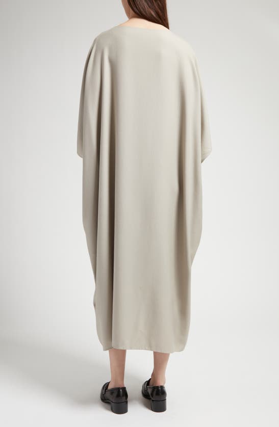 The Row Isora Cashmere Cocoon Dress In Doeskin Beige