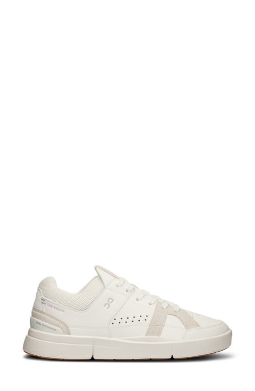 Shop On The Roger Clubhouse Tennis Sneaker In White/sand