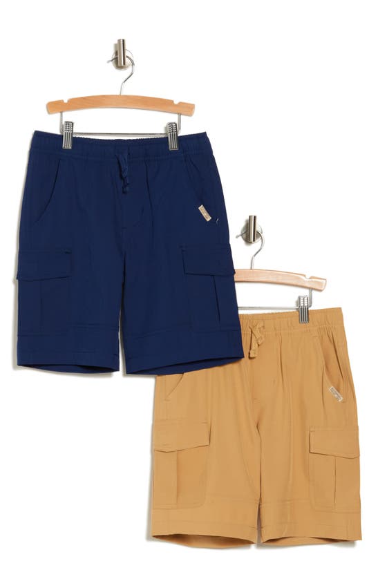 Shop Weatherproof ® Kids' 2-pack Stretch Tech Shorts In Navy