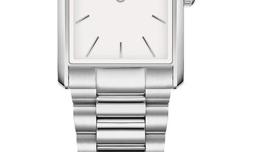 Daniel Wellington Tank Bracelet Watch, 24mmw X 35mmh In Silver
