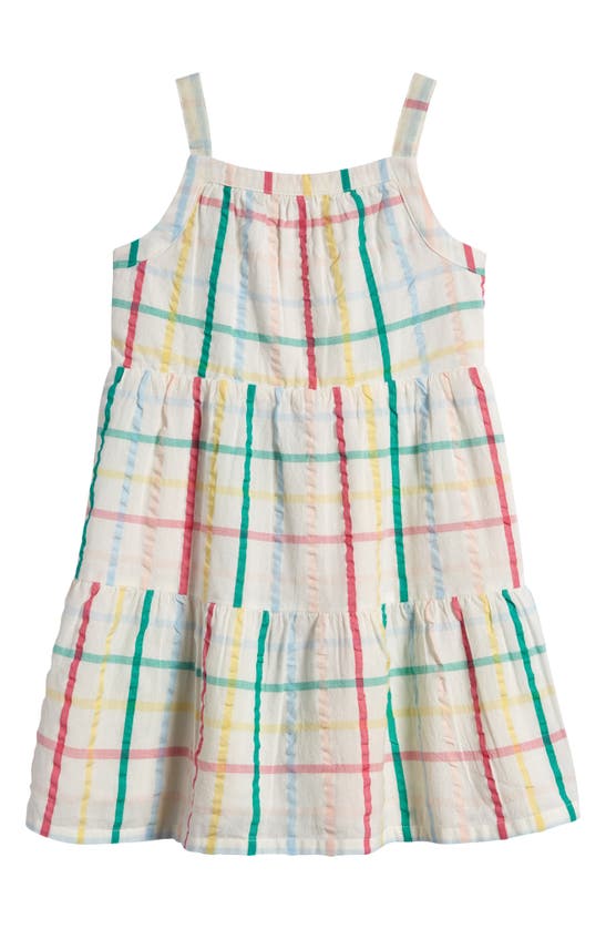 Shop Tucker + Tate Kids' Tiered Sundress In Blue Falls Tori Gingham