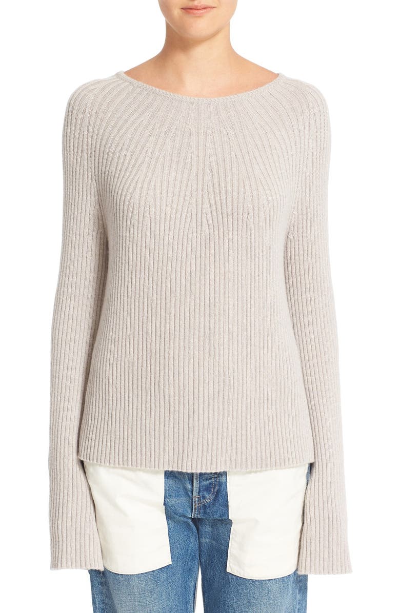 Helmut Lang Wool & Cashmere Split Sleeve Sweater | Nordstrom