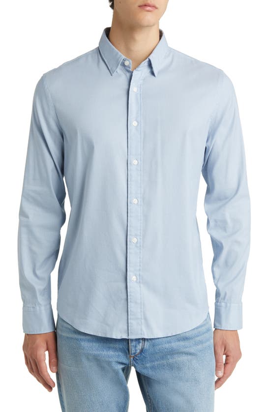 Faherty The Movement Button-up Shirt In Atlantic Sky