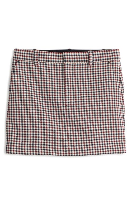 Shop Madewell Yarn Dyed Plaid Suiting Miniskirt In Aroma