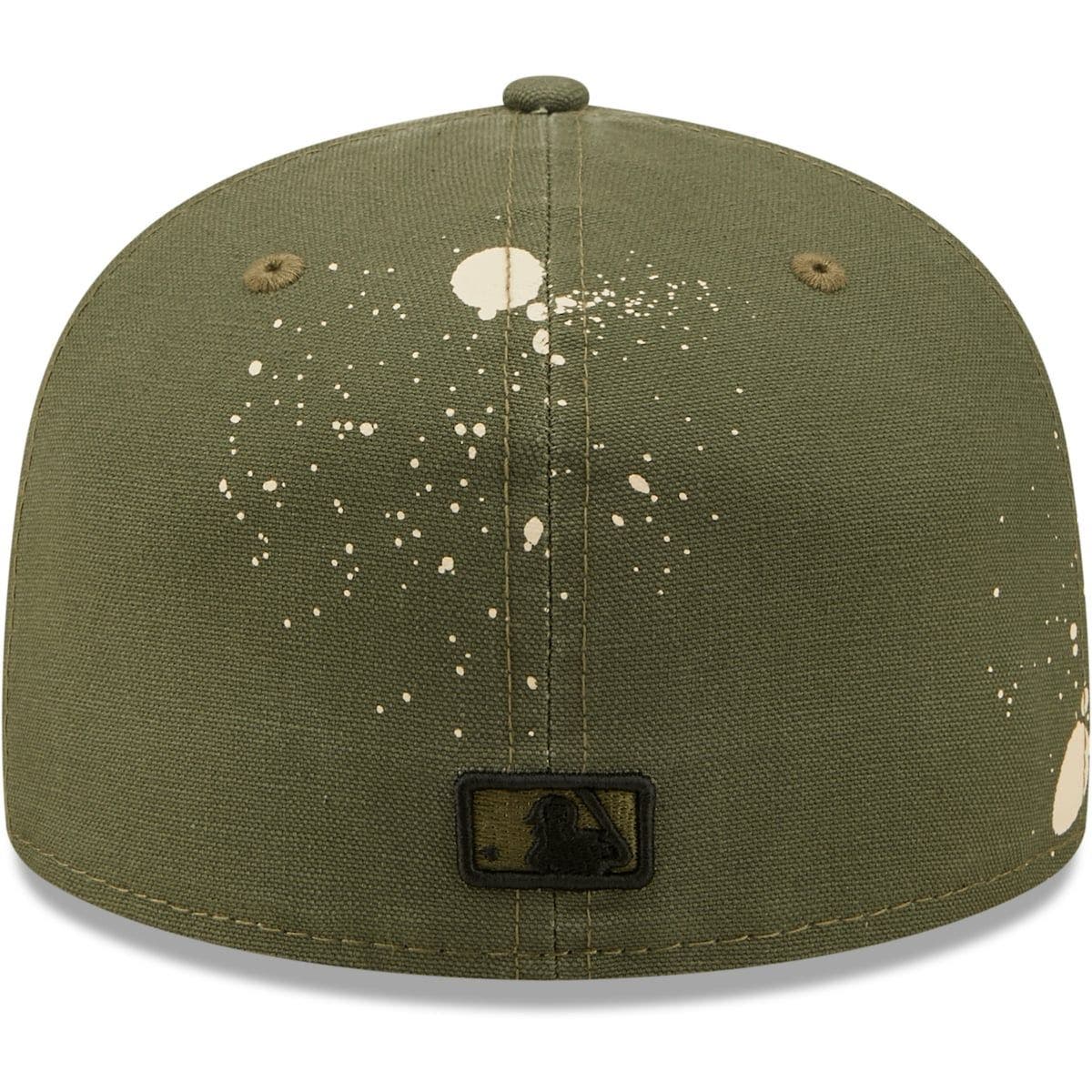 olive new era hat