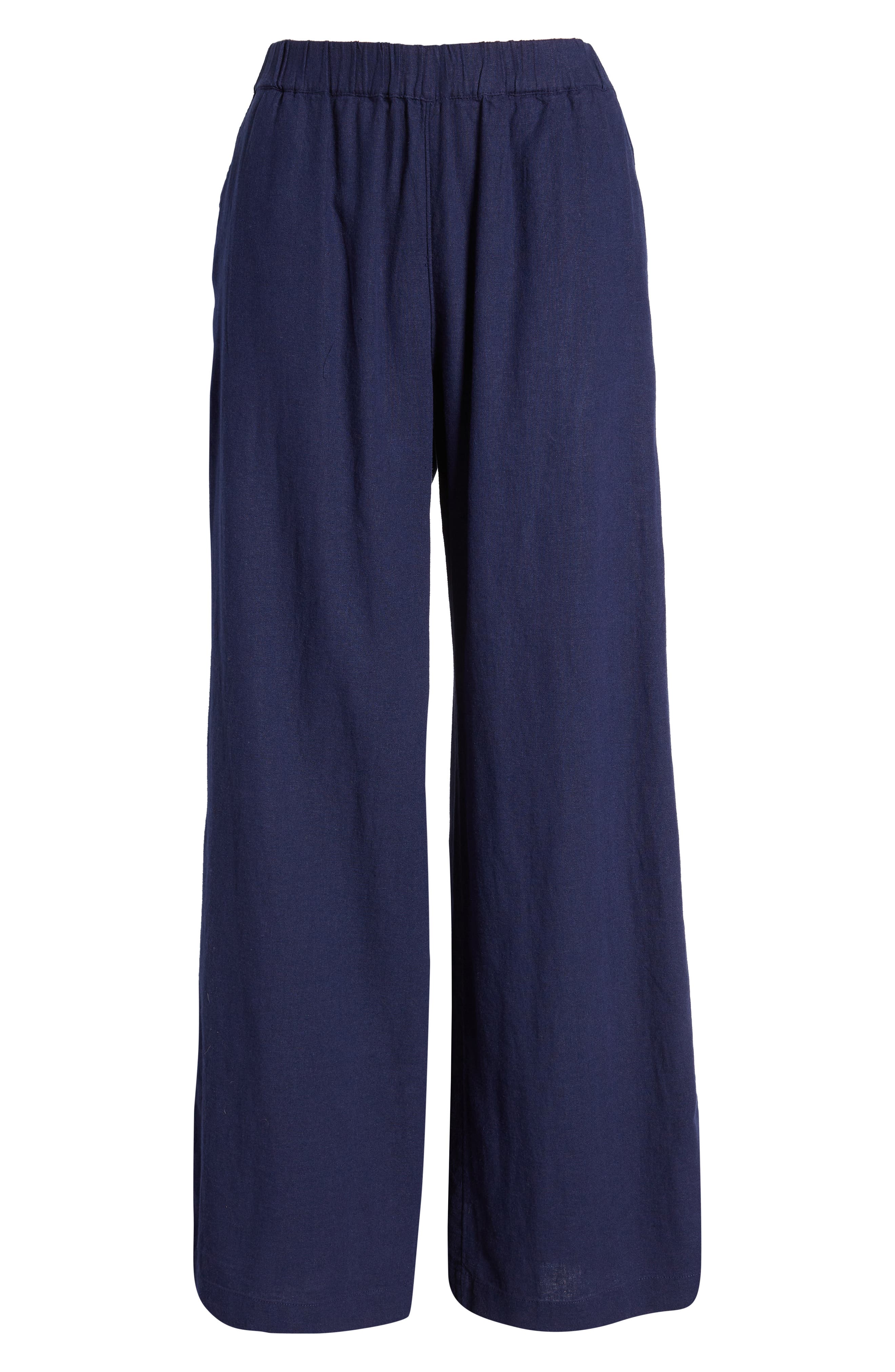 Vintage NWT Coldwater Creek Wide Leg Pull On Workout Pants Sz