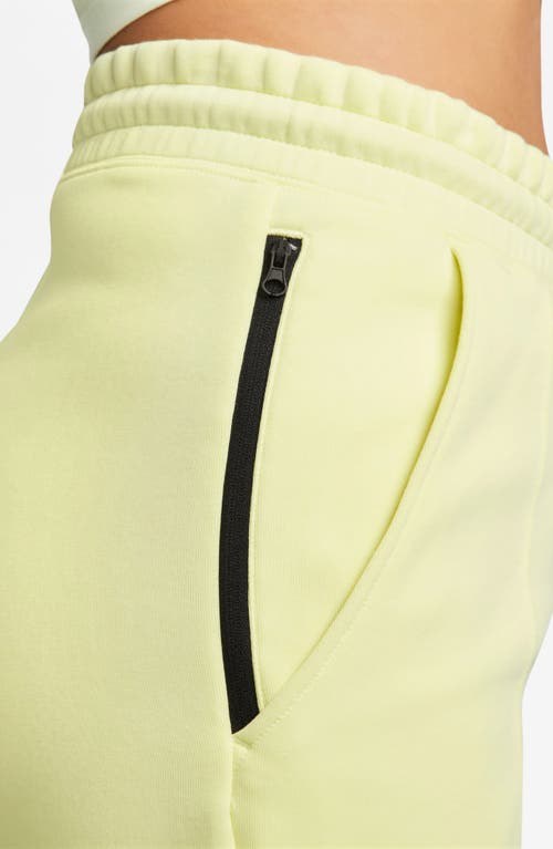 Shop Nike Sportswear Tech Fleece Joggers In Luminous Green/black