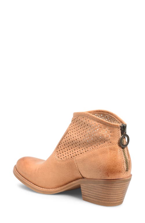 Shop Söfft Aisley Perforated Bootie In Apricot Tan