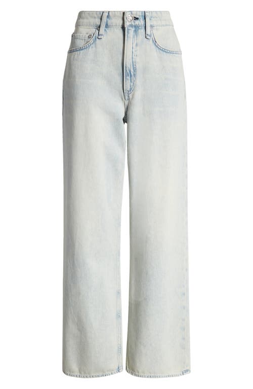 Rag & Bone Logan Wide Leg Jeans In Icefall