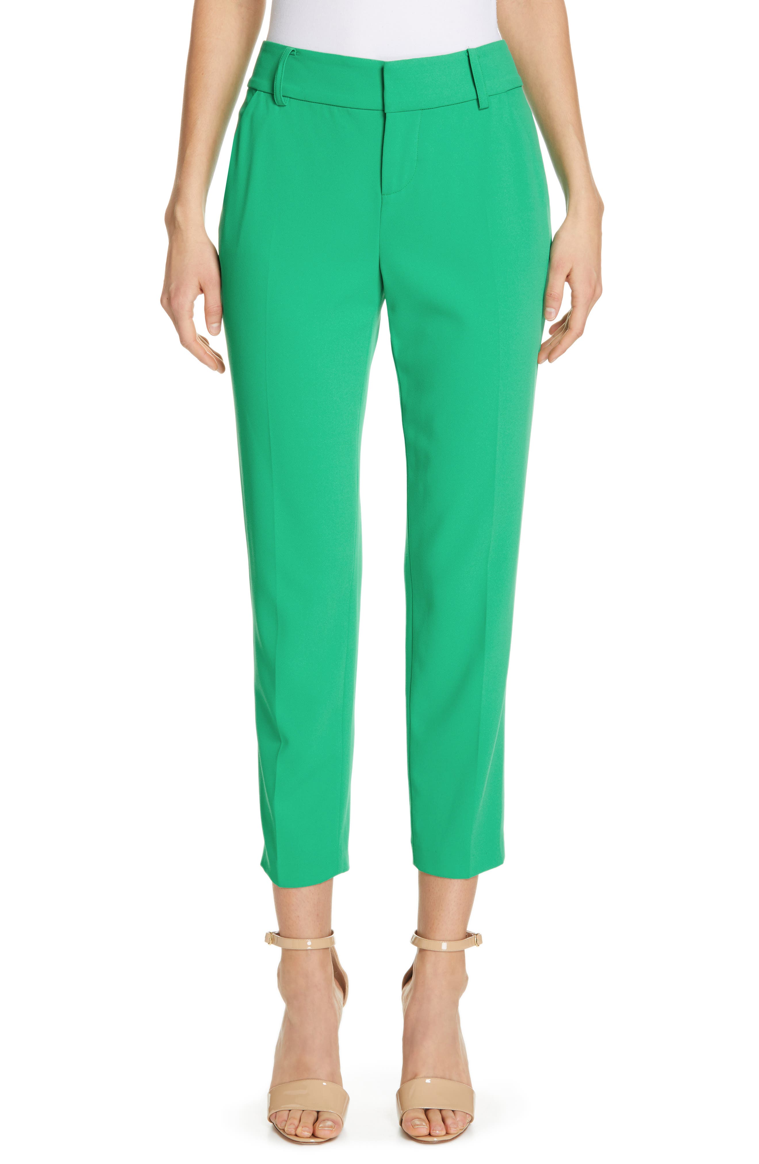 slim crop trousers