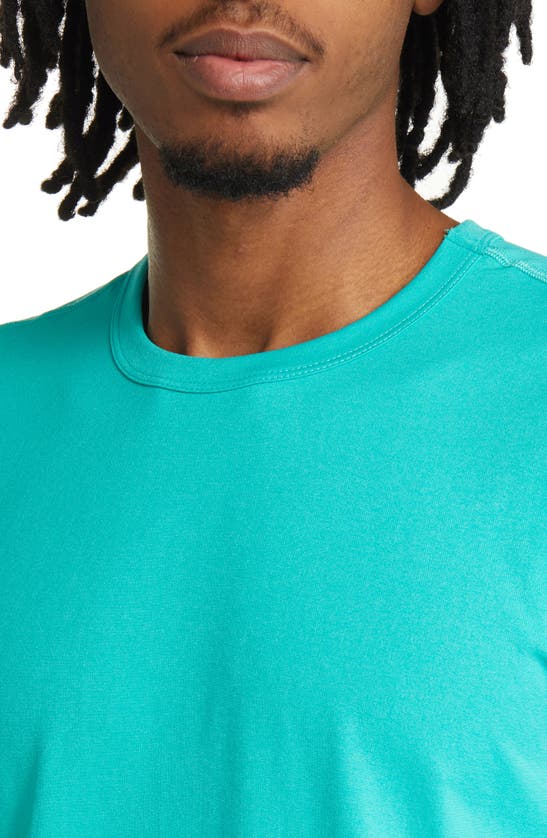 Tom & Teddy Short Sleeve Rash Guard In Spearmint Green