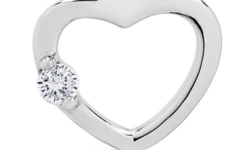 Lily Nily Kids' Open Heart Drop Earrings In Silver