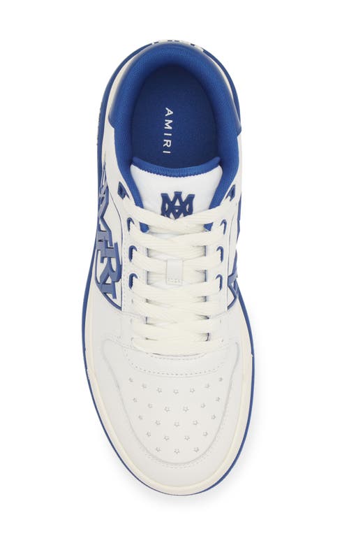 Shop Amiri Classic Low Top Sneaker In White Blue