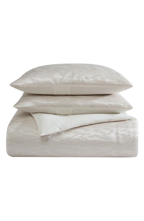 Vera Wang Illusion 3-piece Comforter & Shams Set In Porcelain