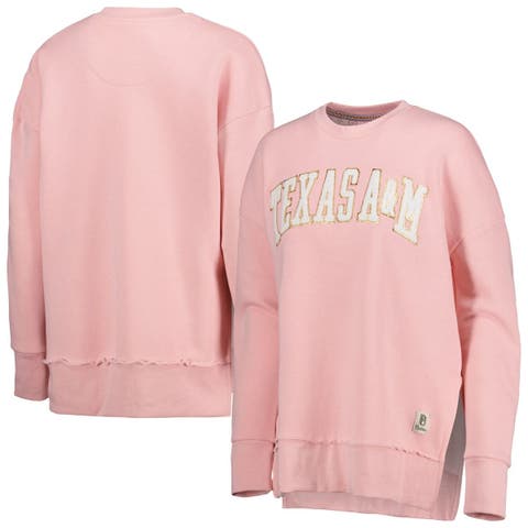 KADYLUXE Women's Pink Dallas Cowboys Reign Cropped Full-Zip Hoodie