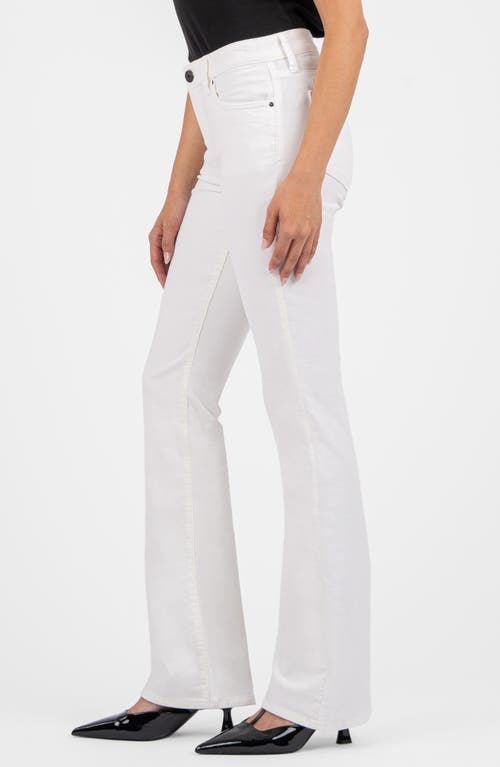 Shop Swat Fame Kut From The Kloth Karen Bootcut Corduroy Pants In Pearl