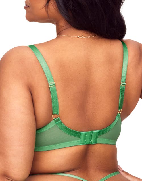 Adore Me Marca Contour Plunge Bra In Medium Green