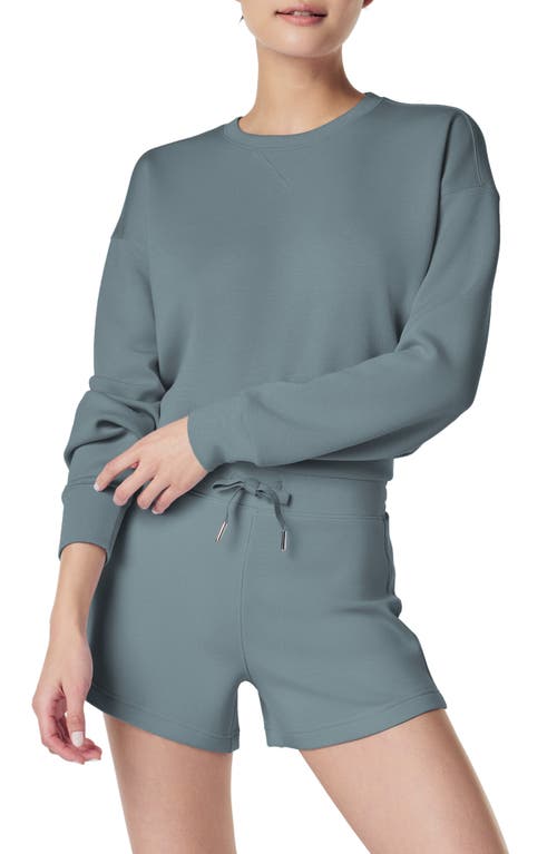 Shop Spanx ® Airessentials Crewneck Sweatshirt In Dusk Blue