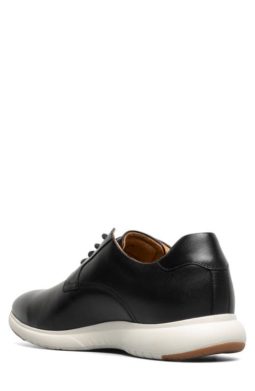 Florsheim Men's Vibe Plain Toe Oxford Lace Up Dress Shoe In Black/ White
