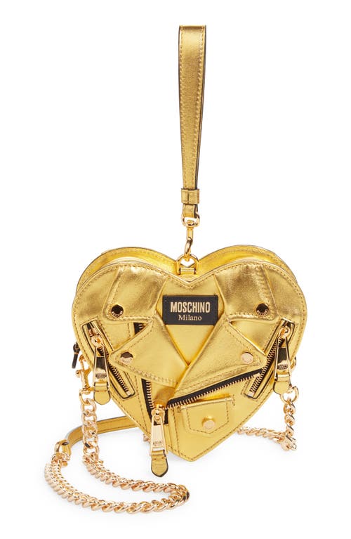 Moschino heart-shape Moto Shoulder Bag - Farfetch
