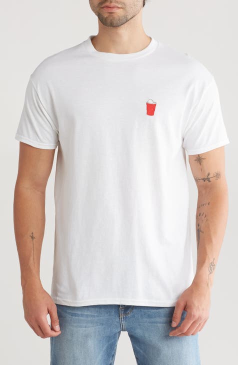 Embroidered Red Cup T-Shirt
