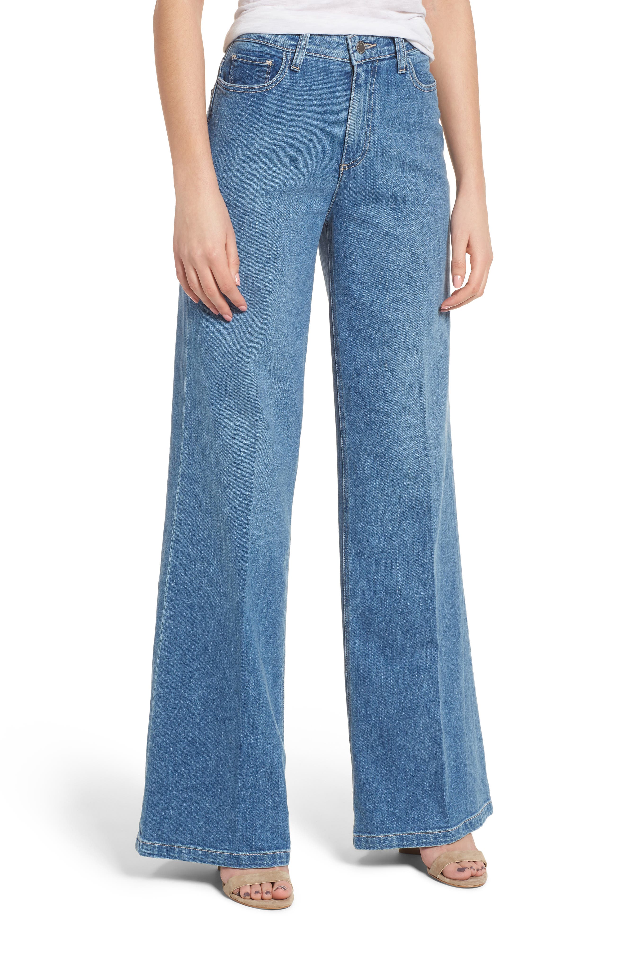 paige sutton wide leg jeans