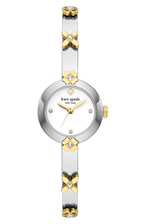 Kate Spade Monroe Heritage Bloom Watch In Two Tone