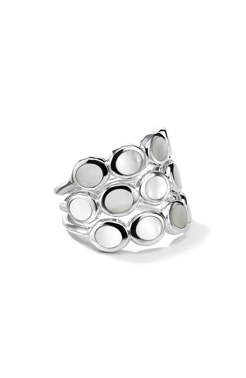 Ippolita Rock Candy Mother-of-Pearl Cluster Ring in Sterling Silver