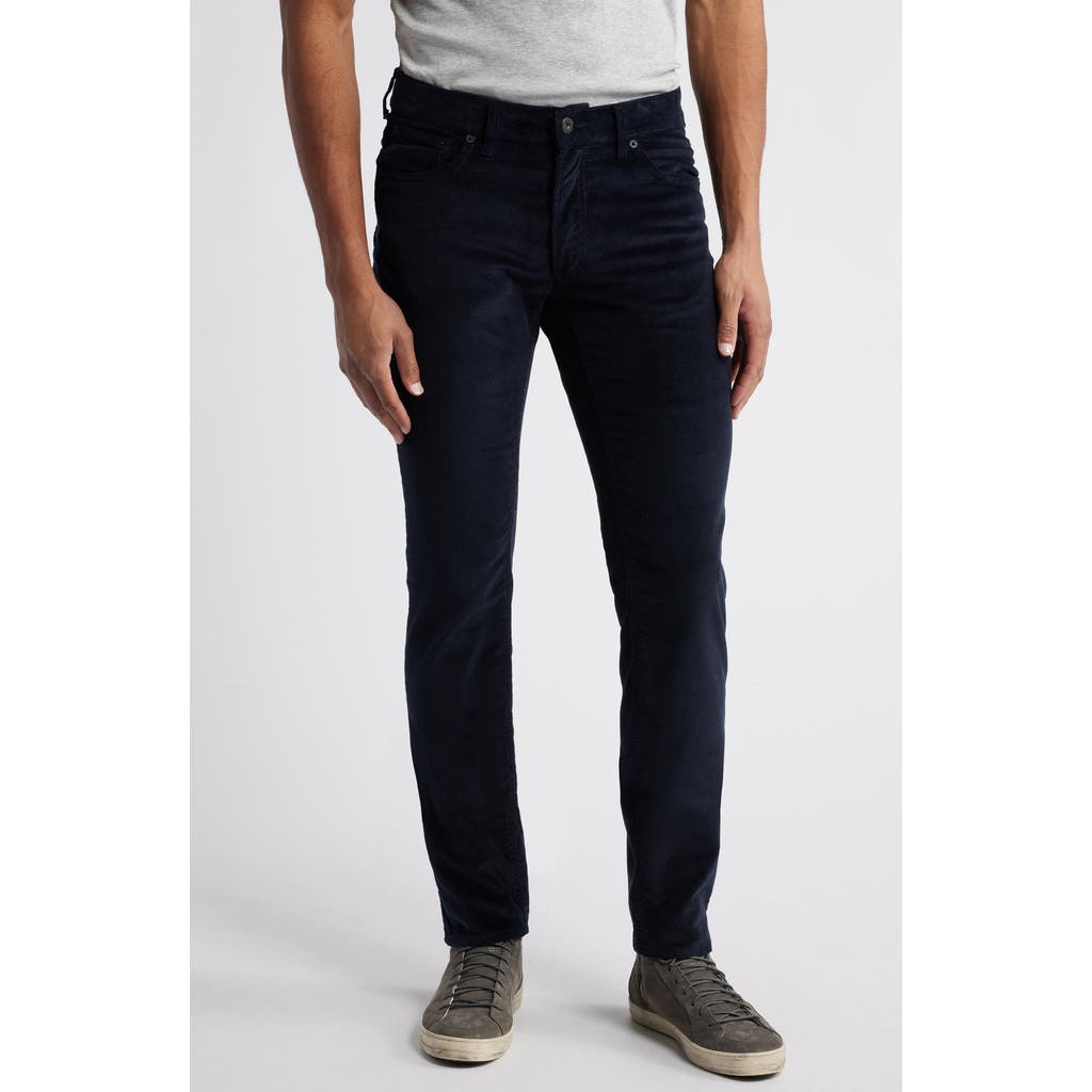 Brax Chuck Modern Fit Stretch Corduroy 5-Pocket Pants in 22-Dark Navy