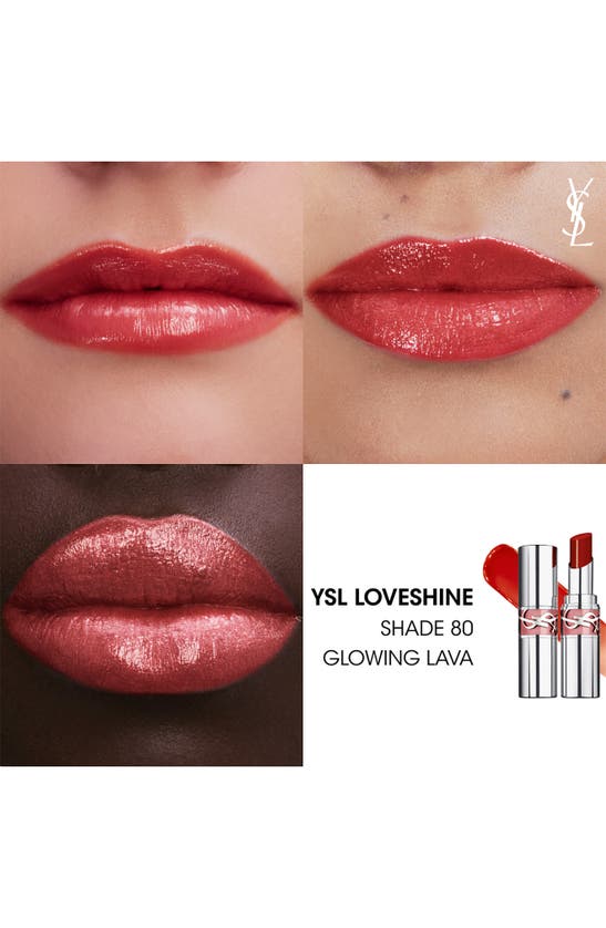 Shop Saint Laurent Yves  Loveshine Lip Oil Stick In 80