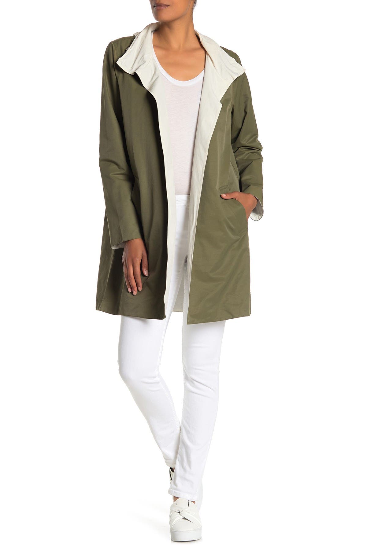 eileen fisher raincoat