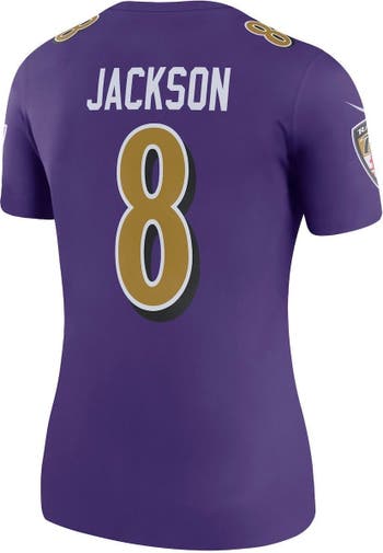 Nike Women's Nike Lamar Jackson Purple Baltimore Ravens Color Rush Legend  Player Jersey