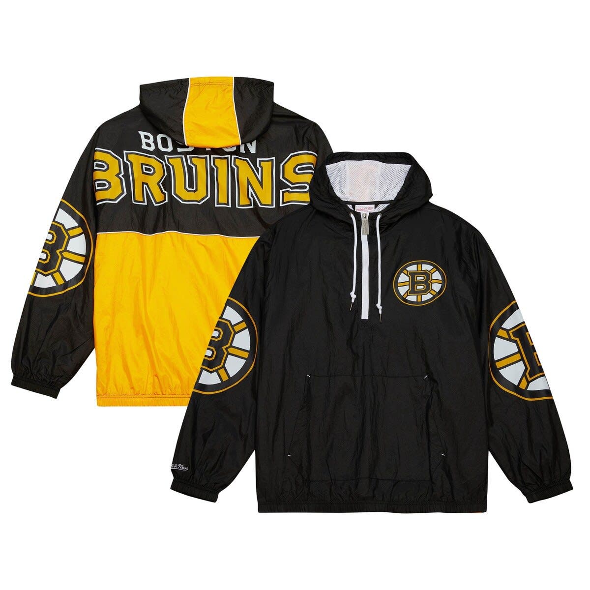 Mitchell & Ness Men's Mitchell & Ness Black Boston Bruins Team OG 2.0 ...