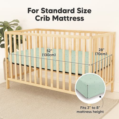 Keababies 2-pack Isla [protect+] Waterproof Crib Sheets In Bunnies