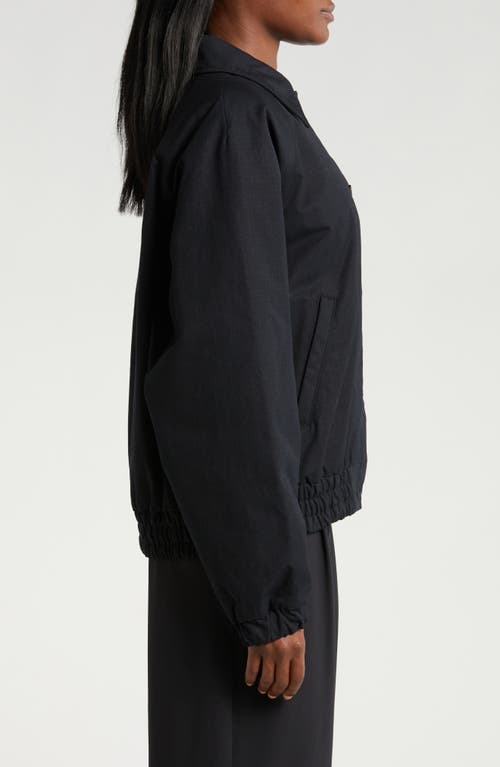 Shop Alo Yoga Alo Mvp Cotton Jacket In Black