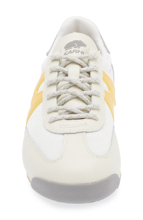 Shop Karhu Gender Inclusive Mestari Sneaker In Lily White/banana