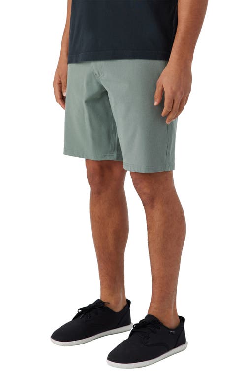 O'neill Reserve Light Check Water Repellent Bermuda Shorts In Dark Olive