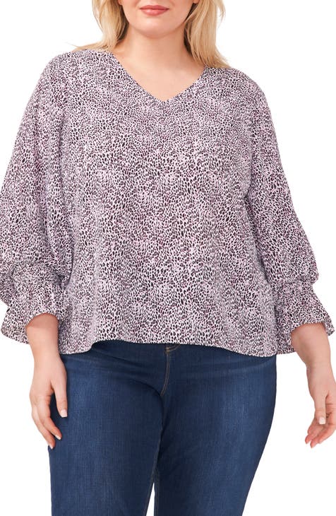 PLUS SIZE | Cleo Smocked Floral Blouse main image 0