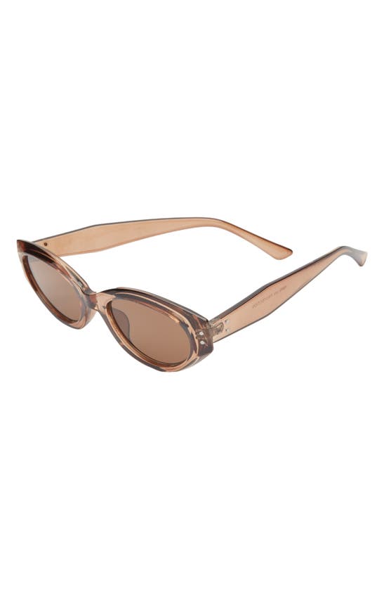 Shop Bp. 50mm Oval Sunglasses In Amber