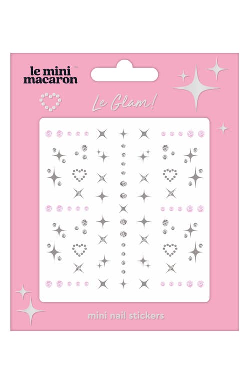 Le Mini Macaron Mini Nail Stickers in Le Glam 