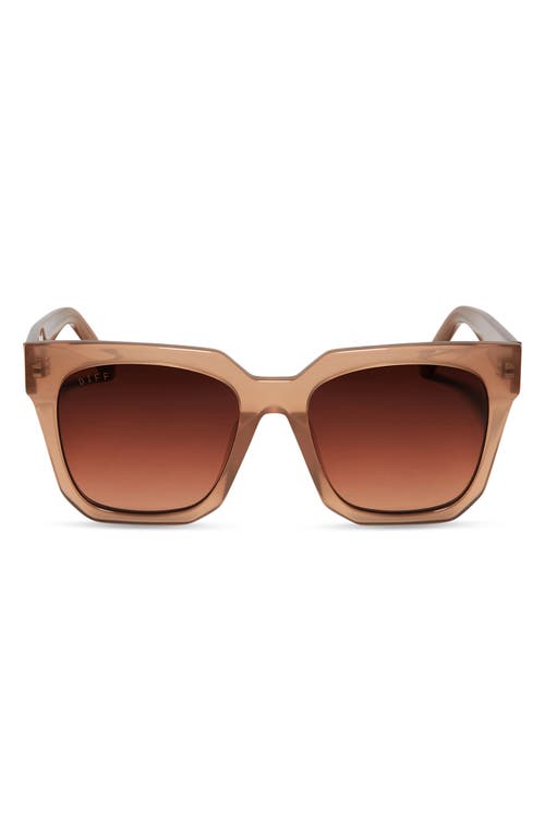 Ariana II 54mm Gradient Square Sunglasses in Taupe/Brown Gradient