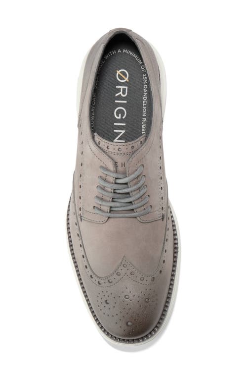 Cole Haan Orignalgrand Remastered Wingtip Derby In Titanium