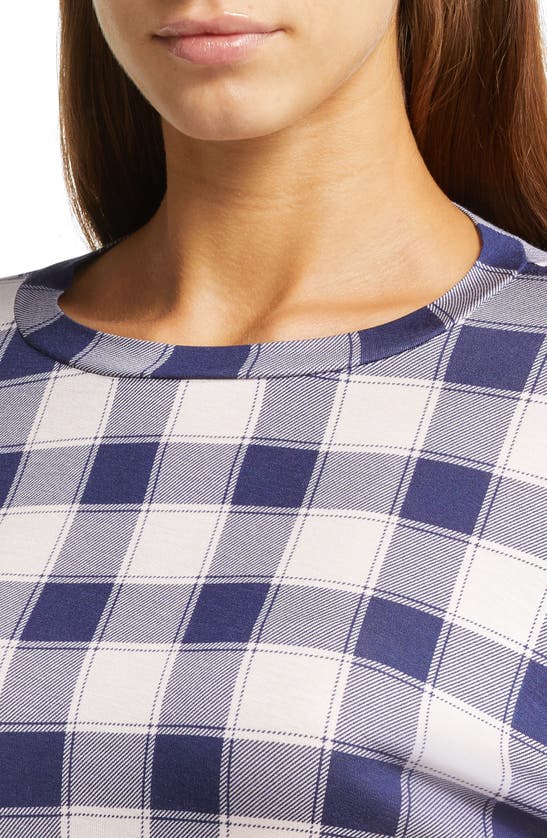 Honeydew Intimates All American Long Sleeve Shortie Pajamas In Twilight Check