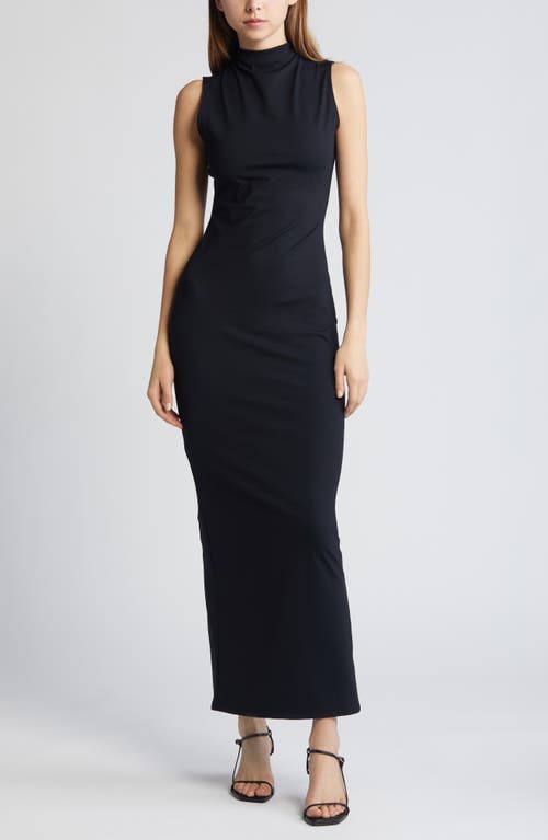 Open Edit Back Sleeveless Dress Black at Nordstrom,