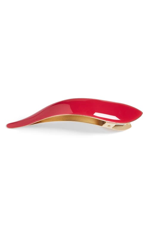 Maximas Hair Clip in Silky Dark Coral