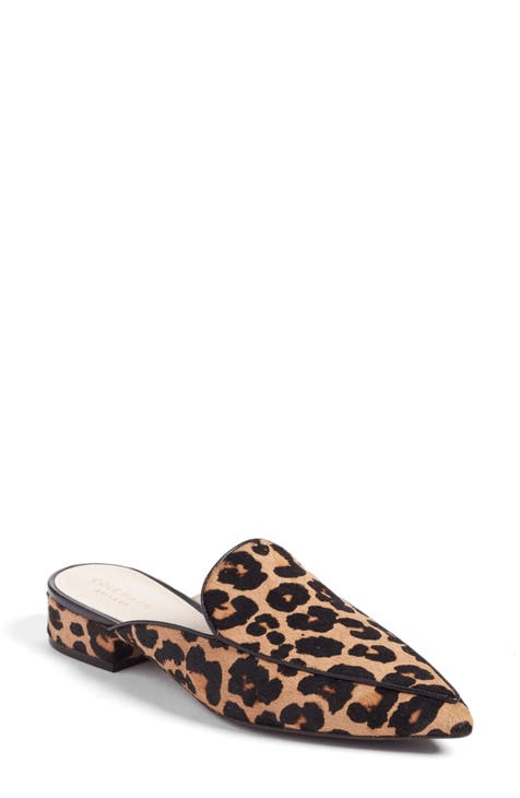 Leopard store mules nordstrom