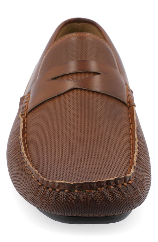 Vance Co. Isaiah Driving Loafer In Brown